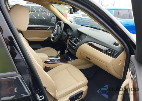 2017 BMW X3 xDrive28I from USA, damaged, VIN 5UXWX9C30H0W77933